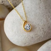 Necklace Silver & 18K Gold Plated